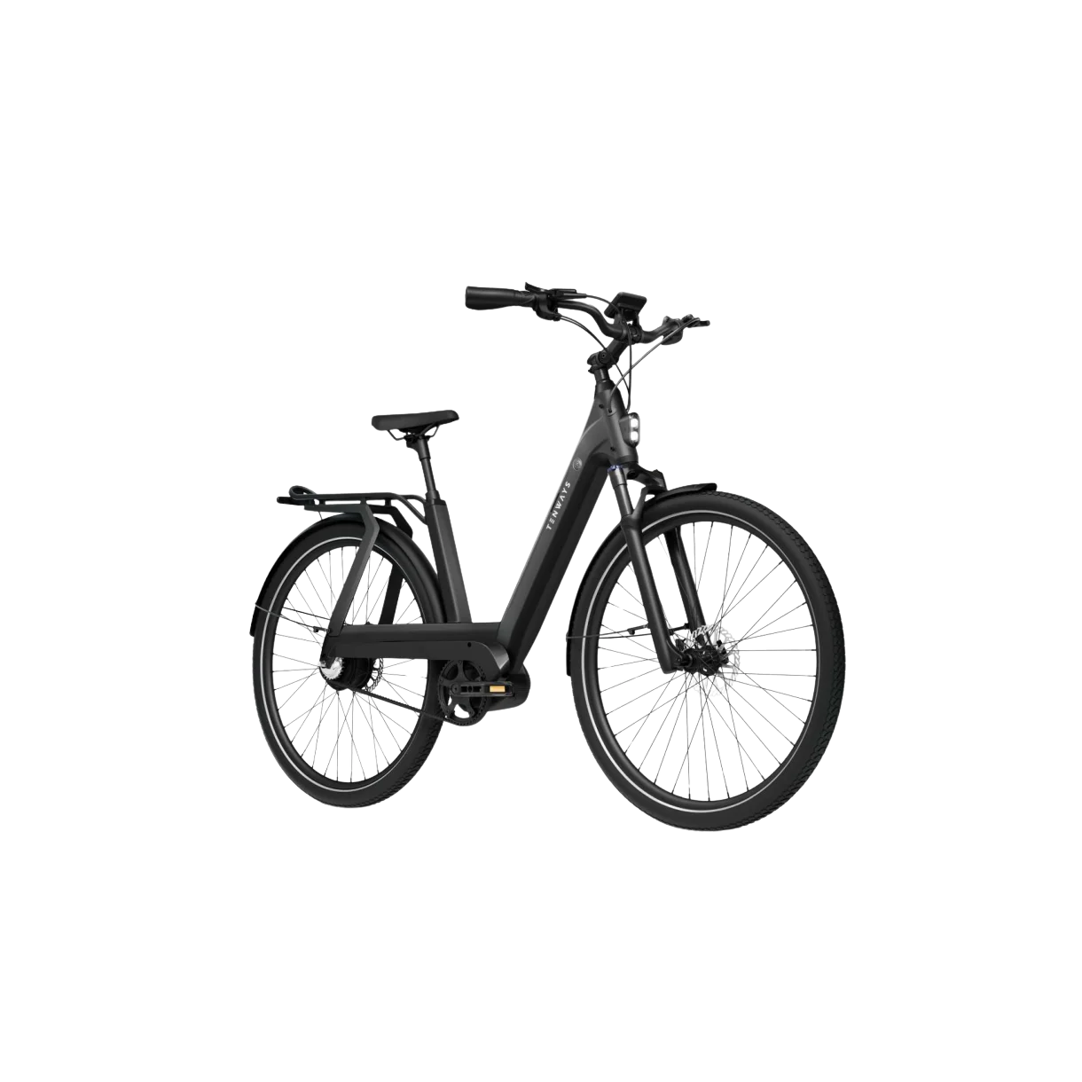 Electric bicycle TENWAYS AGO T, Black product image
