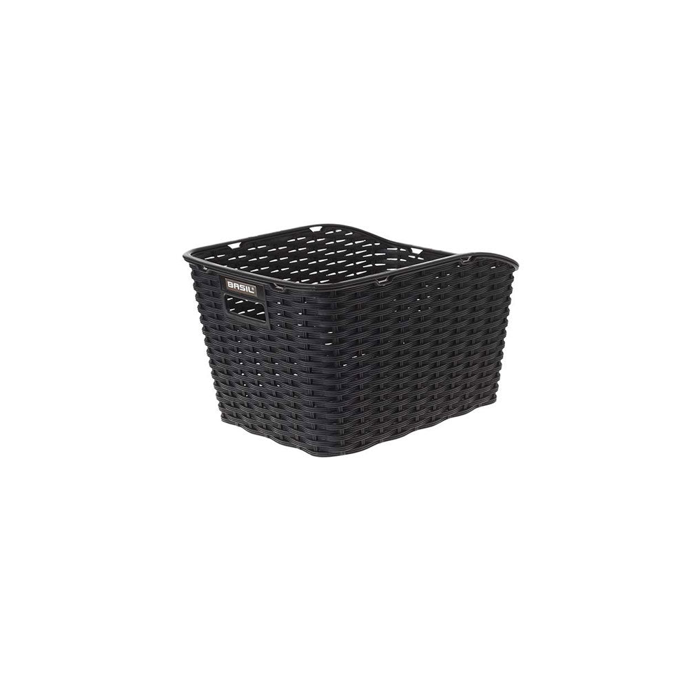 Luggage rack basket BASIL Weave WP, black product image