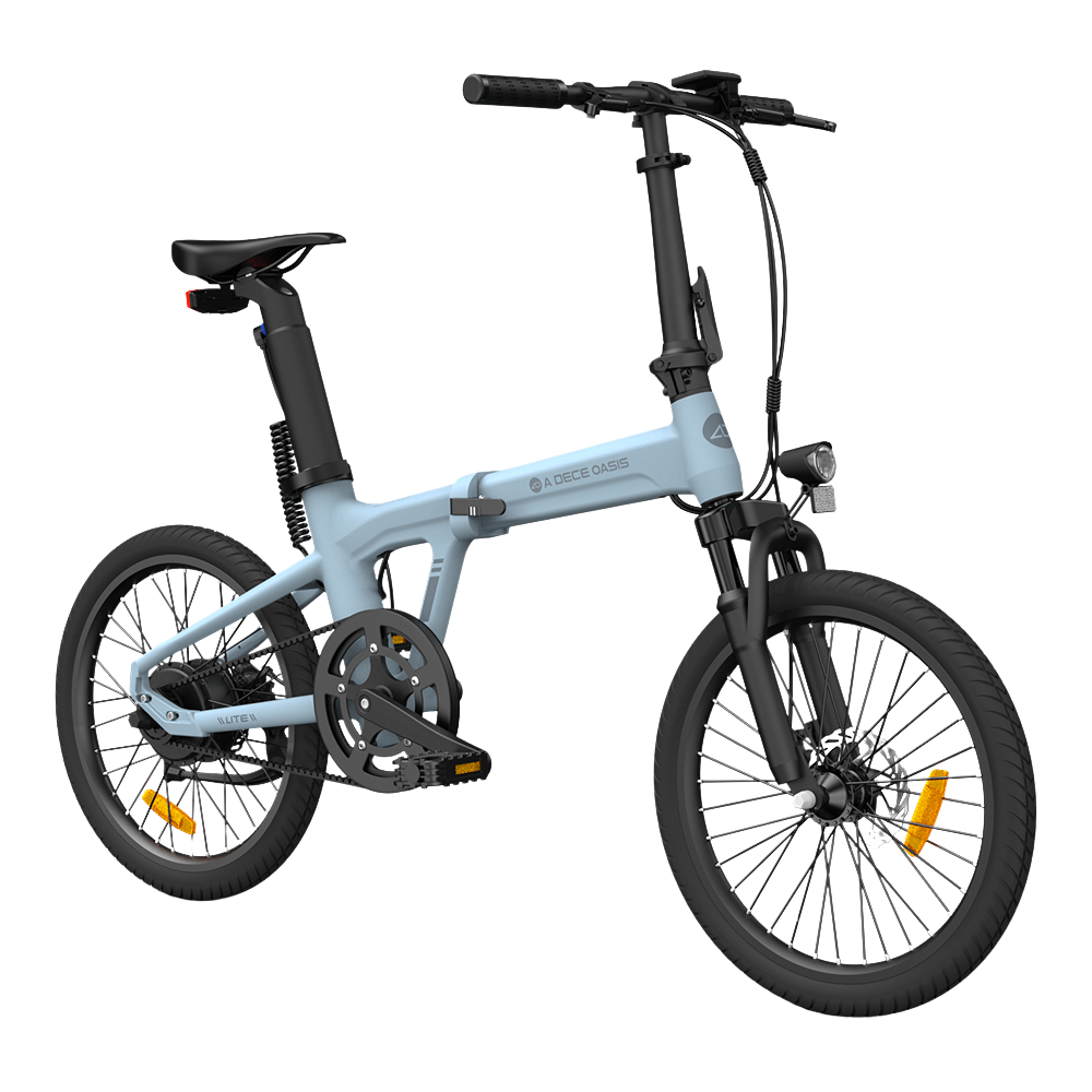Folding electric bicycle ADO A20S AIR with front suspension, blue product image