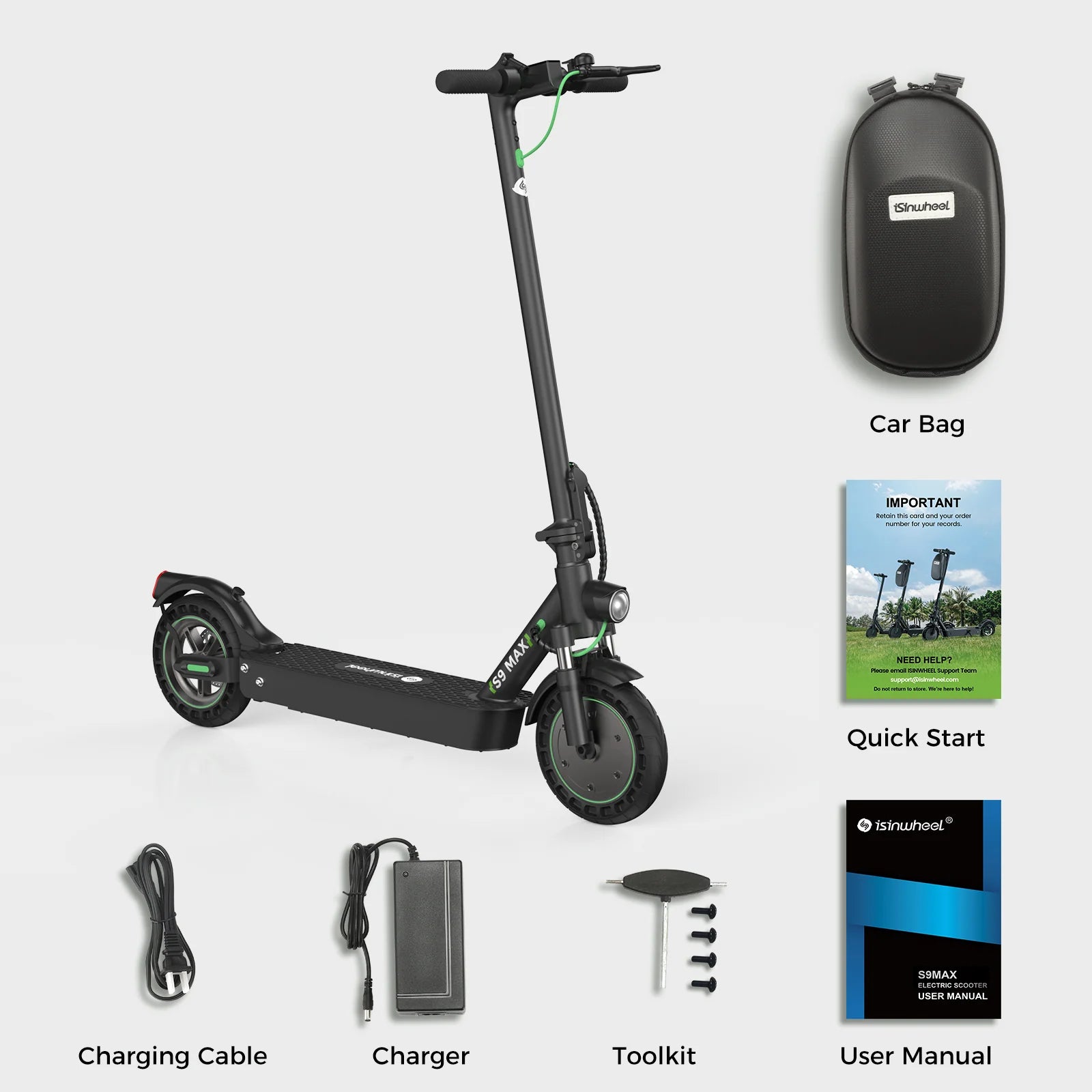 isinwheel S9 Max -sähköskootteri